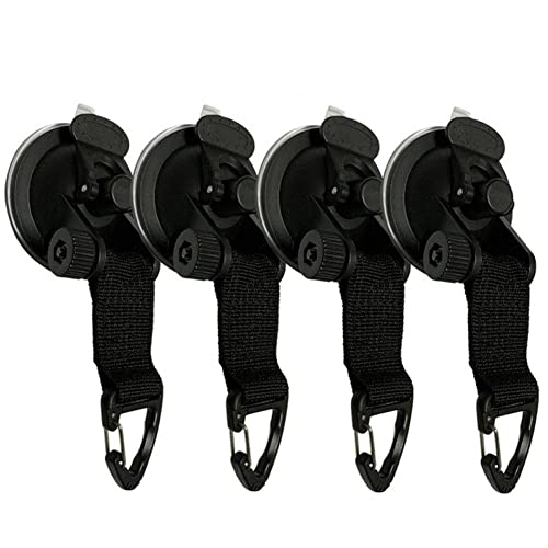 Fituenly 4 Stück Saugnapf Sicherungshaken Zurrgurt Sicherungshaken Für Auto Seitenmarkise Zelte Camping Plane Zubehör Fituenly 4 Stück Saugnapf Sicherungshaken Zurrgurt Sicherungshaken Für Auto Seitenmarkise Zelte Camping Plane Zubehör von Fituenly
