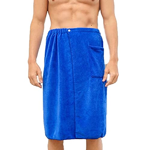 Fituenly Herren-Handtuch, Baderock, Mikrofaser-Badetuch, Körperwickel, Weiches Spa-Handtuch, Wickeltuch Tasche Zum Schwimmen Strand von Fituenly