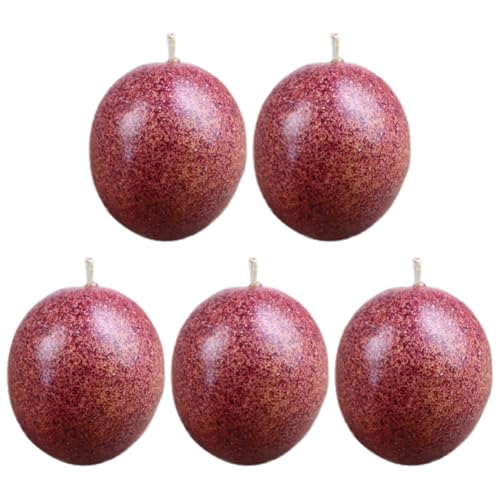 Fituenly Künstliche Früchte, Lebensechte Passionsfrüchte, 5 Stück, Beeren, Künstliche Früchte, Fotografie-Requisite, Heimdekorationszubehör von Fituenly