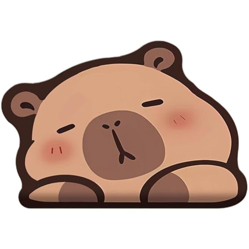 Fituenly rutschfeste Badezimmerteppiche, 40 X 60 cm, Capybara-badeteppich, Niedliche Tier-badezimmermatte, Duschvorleger, Badezimmer-bodenmatte Für Schlafzimmer, Küche, Toilette von Fituenly