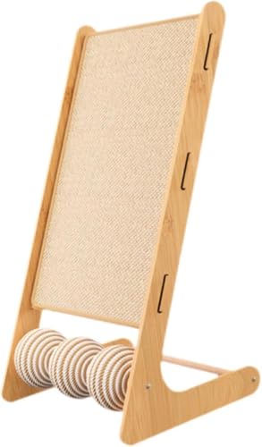 Fiula L-Shape Sisal Cat Scratching Board,Katzen Kratz,Cat Scratching Post,Kratzmöbel Katze,Sisal, Vertical Scratching Board for Cats with Ball Toy,Für Katzen Jeden Alters Geeignet Fiula L-Shape Sisal Cat Scratching Board,Katzen Kratz,Cat Scratching Post,Kratzmöbel Katze,Sisal, Vertical Scratching Board for Cats with Ball Toy,Für Katzen Jeden Alters Geeignet von Fiula