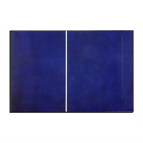 Five-Seller Mitternachtsblau 1970 Von Barnett Newman Leinwand Ölgemälde Kunstreproduktion Auf Leinwand Gedruckt Wandkunst Giclée-Kunstwerk Für Hauptdekorationen (Kein Rahmen,40 x 60 cm) von Annick Goutal