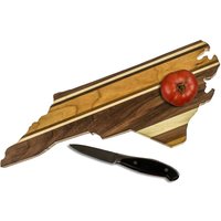 Sofortiger Versand - Massives Hartholz North Carolina Schneidebrett in Form Von Nc Aus Käse-Board von FiveChosenStones