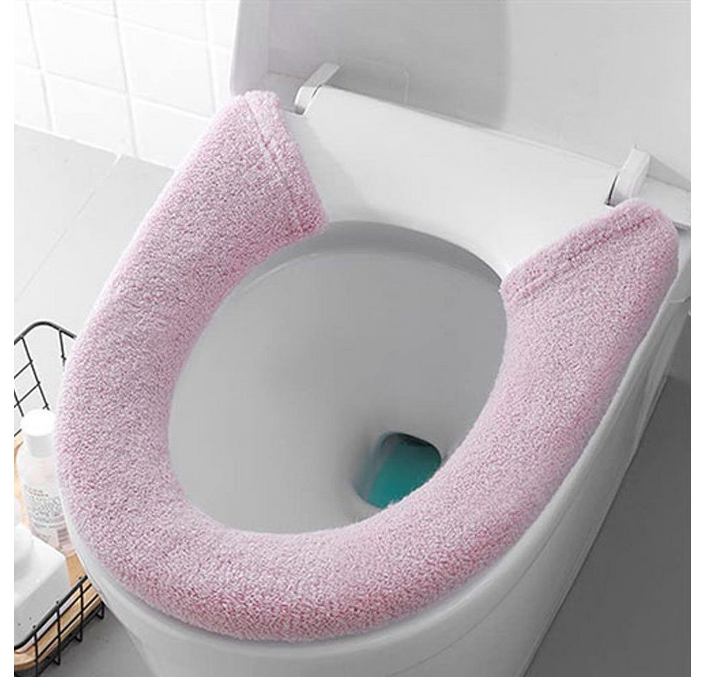 WC-Deckelbezug Verdickter Haushalts-Toilettendeckel extra dickes Toilettensitzkissen Fivejoy von Fivejoy