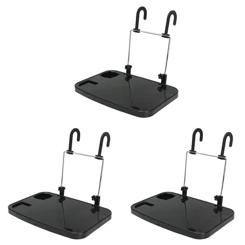 Fivetwofive 3X Faltende Auto Computer Schreibtisch Arbeitstabelle im Auto Laptop Stand Essen Tablett GeträNke Halter von Fivetwofive