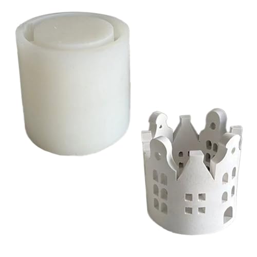 Fivetwofive Gips-Kieselgel-Form, Hausring, Kerzenständer-Form, Liebesring, Dekorationsform A von Fivetwofive