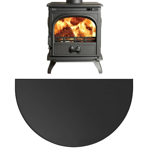 Fivtsme Feuerfeste Kaminmatte, 107x61CM Brandschutzmatte, Funkenschutzplatte Für Kaminofen, Feuerfeste Matte Flammschutzmatte, Feuerfeste Bodenschutzmatte Für Kamine,Zum Schutz des Bodens Vor Funken von Fivtsme