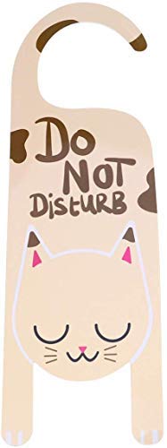 Fiween 2 Türschilder, „Do Not Disturb“-Schild, Türgriff-Hängende Karten, Aufhänger für Büro, Toilette, Krankenhaus, Hotel von Fiween