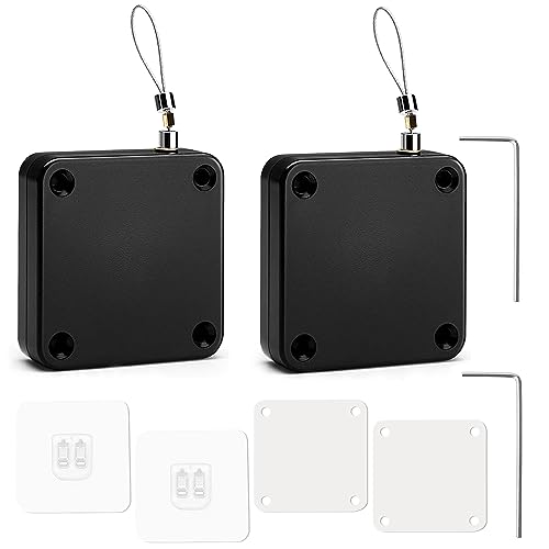Automatische Türschließer 2 Stück, Türschließer Ohne Bohren, Türschliesser Innentüren Türschließer für Zuhause, Büro, Schlafzimmer Schwarz 1200g Automatische Türschließer 2 Stück, Türschließer Ohne Bohren, Türschliesser Innentüren Türschließer für Zuhause, Büro, Schlafzimmer Schwarz 1200g von Fiwooze