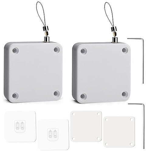 Automatische Türschließer 2 Stück, Türschließer Ohne Bohren, Türschliesser Innentüren Türschließer für Zuhause, Büro, Schlafzimmer Weiß 1200g Automatische Türschließer 2 Stück, Türschließer Ohne Bohren, Türschliesser Innentüren Türschließer für Zuhause, Büro, Schlafzimmer Weiß 1200g von Fiwooze