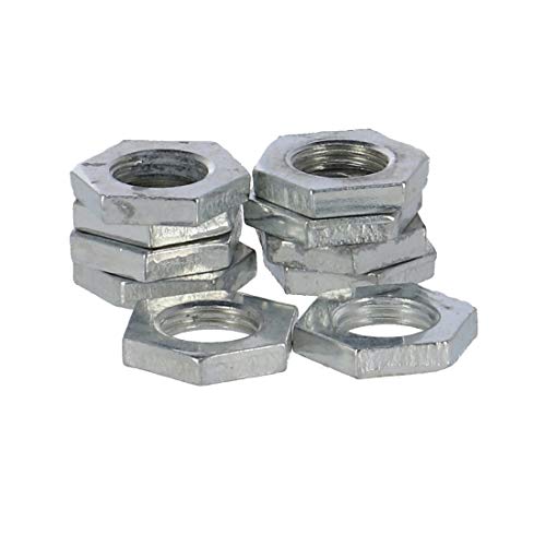 Fix Nippel Achskontermutter HR FG 9,5mm, Silber (10er Pack) von FIX NIPPEL