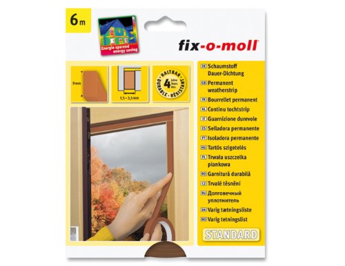 Dauerdicht.braun 6m 4x9mm von Fix-O-Moll
