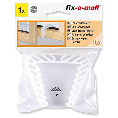 Ritterrath Fensterklammer transparent 70x90mm, 3566699 von Fix-O-Moll