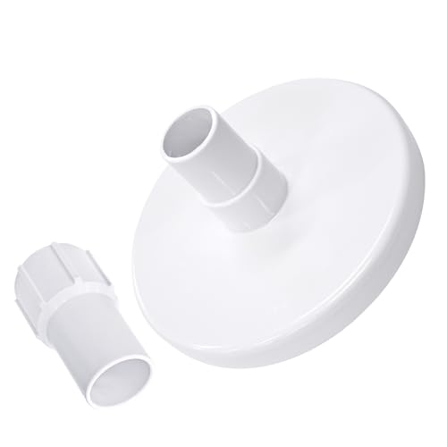 FixIdea 513330 Pool-Skimmer-Vakuumplatte, Ersatz für Hydroskim Hayward Schwimmbad-Skimmer SP1091WM SPX1091GW SPX1091G SP1091LX 6,25 Zoll Durchmesser mit Pool-Vakuumschlauchmanschette von FixIdea