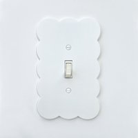 Pastell Weiße Wolke Lichtschalter Abdeckung Single Toggle Custom Design Ersatz Schalter Abdeckplatte Baby Shower Geschenk von FixItPrints