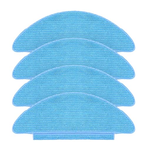 Fixbetter 4 Stück Ersatz-Wischpads für Lubluelu SL60D,für Tikom L9000/L8000/L8000 Pro, für Laresar L6 Nex Roboterstaubsauger, waschbares, wiederverwendbares Wischpad-Ersatzzubehör Fixbetter 4 Stück Ersatz-Wischpads für Lubluelu SL60D,für Tikom L9000/L8000/L8000 Pro, für Laresar L6 Nex Roboterstaubsauger, waschbares, wiederverwendbares Wischpad-Ersatzzubehör von Fixbetter