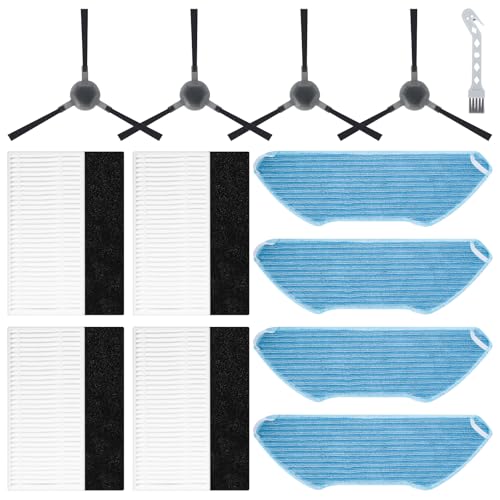 Fixbetter Ersatz Zubehörset für Lefant M1 / M2 Pro Roboter-Staubsauger-Ersatzteile, 4 Filter, 4 Wischpads, 4 Seitenbürsten, 1 Reinigungsbürste Fixbetter Ersatz Zubehörset für Lefant M1 / M2 Pro Roboter-Staubsauger-Ersatzteile, 4 Filter, 4 Wischpads, 4 Seitenbürsten, 1 Reinigungsbürste von Fixbetter