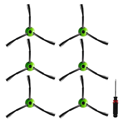 Fixbetter 6 Stück Ersatz-Seitenbürsten für iRobot Roomba j5 j5+ j6 j6+ j7 j7+ j8 j8+ j9 j9+ i3 i4 i5 i5+ i6 i6+ i7 i7+ i8 i8+ e5 e6 5150 6198 7150 7550 j & i & e Serie Staubsaugerzubehör von Fixbetter