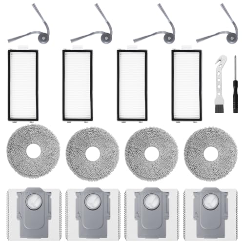 Fixbetter Ersatzteile ZubehörSet für roborock Saros Z70 Saugroboter, 4 HEPA-Filter, 4 Wischtücher, 4 Seitenbürsten, 4 Staubbeutel, 1 Reinigungsbürste, 1 Schraubendreher Fixbetter Ersatzteile ZubehörSet für roborock Saros Z70 Saugroboter, 4 HEPA-Filter, 4 Wischtücher, 4 Seitenbürsten, 4 Staubbeutel, 1 Reinigungsbürste, 1 Schraubendreher von Fixbetter