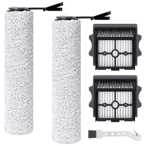 Fixbetter Ersatzbürstenrolle und HEPA-Filter passend für Tineco Floor One S7 Stretch Ultra / S9 Artist/stretch S6 / S6 stretch lite/SWITCH S6 / i6 Stretch / i5 Stretch Nass Trockensauger von Fixbetter