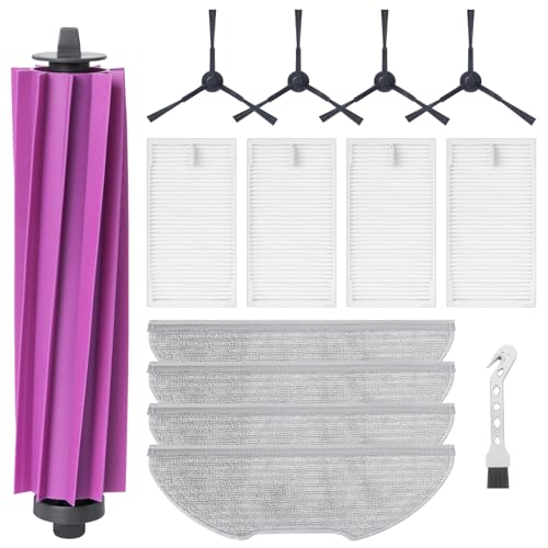 Fixbetter 14-teiliges Ersatzteil-Zubehör-Set für Eureka E20 Plus Roboterstaubsauger, 1 Hauptbürste, 4 Filter, 4 Wischtücher, 4 Seitenbürsten, 1 Reinigungsbürste Fixbetter 14-teiliges Ersatzteil-Zubehör-Set für Eureka E20 Plus Roboterstaubsauger, 1 Hauptbürste, 4 Filter, 4 Wischtücher, 4 Seitenbürsten, 1 Reinigungsbürste von Fixbetter