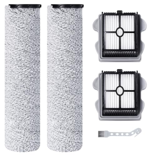 Fixbetter Zubehörset für roborock Dyad Air Nass Trockensauger Kabelloser Staubsauger Ersatzteile, 2 Bürstenrolle + 2 Filter + 1 Reinigungsbürste von Fixbetter
