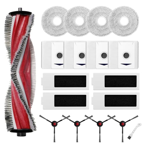 Fixbetter 18 Stück Zubehörset für ECOVACS DEEBOT T30 Omni / T30 Pro Omni Roboterstaubsauger, 1 Hauptbürste, 4 HEPA-Filter, 4 Wischtücher, 4 Staubbeutel, 4 Seitenbürsten, 1 Reinigungsbürste Fixbetter 18 Stück Zubehörset für ECOVACS DEEBOT T30 Omni / T30 Pro Omni Roboterstaubsauger, 1 Hauptbürste, 4 HEPA-Filter, 4 Wischtücher, 4 Staubbeutel, 4 Seitenbürsten, 1 Reinigungsbürste von Fixbetter