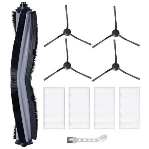 Fixbetter Zubehör-Set für Eureka J20, für Midea W20 / W20 Pro Roboter-Staubsauger-Ersatzteile. 1 Hauptwalzenbürste, 4 Hepa Filter, 4 Seitenbürsten, 1 Bürste Fixbetter Zubehör-Set für Eureka J20, für Midea W20 / W20 Pro Roboter-Staubsauger-Ersatzteile. 1 Hauptwalzenbürste, 4 Hepa Filter, 4 Seitenbürsten, 1 Bürste von Fixbetter
