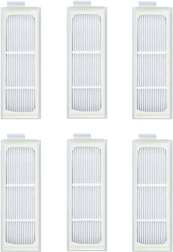 Hepa Filter für Deebot T20 Omni / T20e Omni Roboter Staubsauger Ersatzteil, Filter waschbar und wiederverwendbar (6 Stück) von Fixbetter