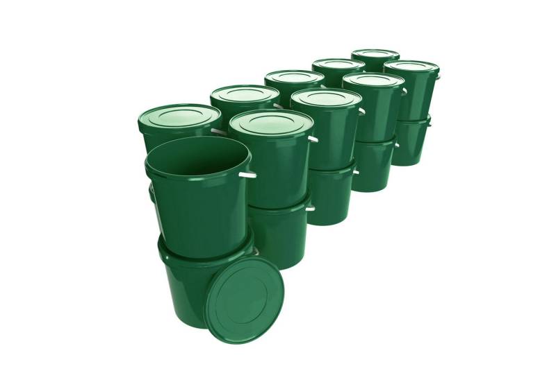 FixedByU Putzeimer Eimer mit Deckel 10 L, Vorratseimer, Lebensmittelecht, (Eimer-Set, 50-tlg., Eimer mit Deckel), Vorratseimer, Lebensmittelecht, Luftdicht, Stabil von FixedByU