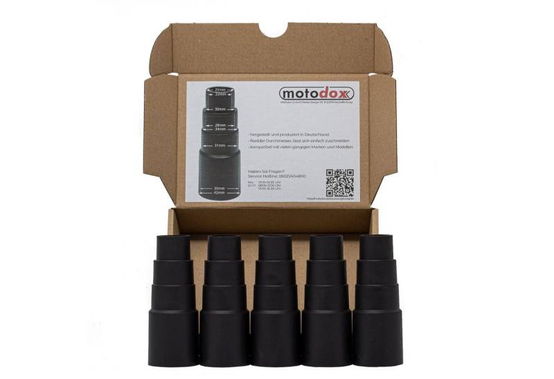 FixedByU Universaladapter für Staubsaugerrohre 5x Staubsauger Adapter Werkzeugadapter Reduzierstück D 21-35 mm, zum Anschluss von Kreissäge Exzenterschleifer Stichsäge uvm von FixedByU