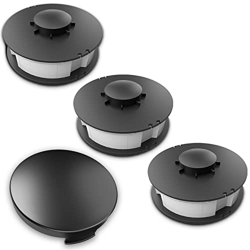 FixedbyU Fadenspule Ersatzspule Set 3 Spulen + 1 Spulenabdeckung passend für ALDI Gardenline Elektro-Rasentrimmer GLR 450 451 452 453 454 455 456 457 458 459 450 FixedbyU Fadenspule Ersatzspule Set 3 Spulen + 1 Spulenabdeckung passend für ALDI Gardenline Elektro-Rasentrimmer GLR 450 451 452 453 454 455 456 457 458 459 450 von FixedByU