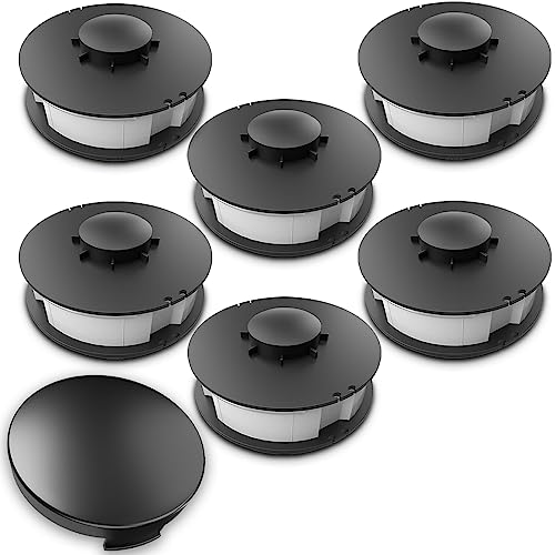 FixedbyU Fadenspule Ersatzspule Set 6 Spulen + 1 Spulenabdeckung passend für ALDI Gardenline Elektro-Rasentrimmer GLR 450 451 452 453 454 455 456 457 458 459 450 FixedbyU Fadenspule Ersatzspule Set 6 Spulen + 1 Spulenabdeckung passend für ALDI Gardenline Elektro-Rasentrimmer GLR 450 451 452 453 454 455 456 457 458 459 450 von FixedByU