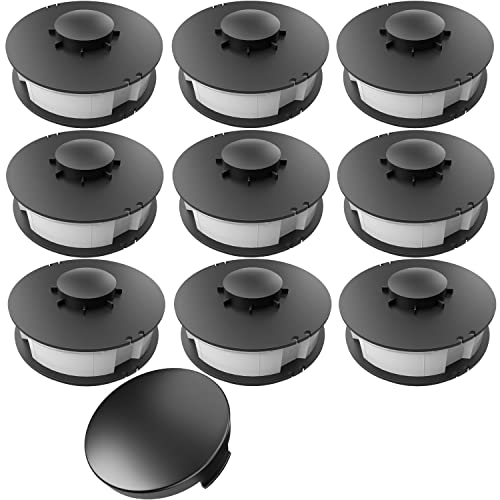 FixedbyU Fadenspule Ersatzspule Set 9 Spulen + 1 Spulenabdeckung passend für ALDI Gardenline Elektro-Rasentrimmer GLR 450 451 452 453 454 455 456 457 458 459 450 FixedbyU Fadenspule Ersatzspule Set 9 Spulen + 1 Spulenabdeckung passend für ALDI Gardenline Elektro-Rasentrimmer GLR 450 451 452 453 454 455 456 457 458 459 450 von FixedByU