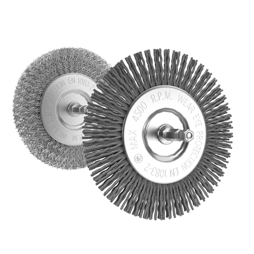 Fugenbürsten Nylon Metall 2er Sets (Fugenbürste 1x Nylon / 1x Metall) von FixedByU