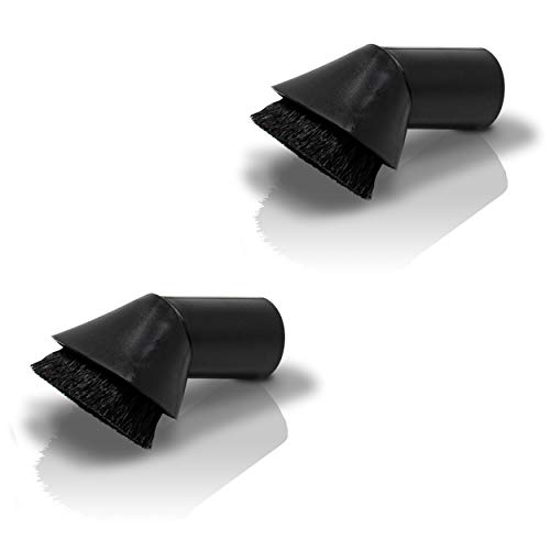 Saugpinsel Set kompatibel mit Kärcher Nass-Trockensauger Modelle z. B. WD1 WD2 WD3 WD4 WD5 WD6 und weitere Nass Trockensauger mit 35 mm Anschluss (2X Saugpinsel mit Kunsthaarborsten) von FixedByU
