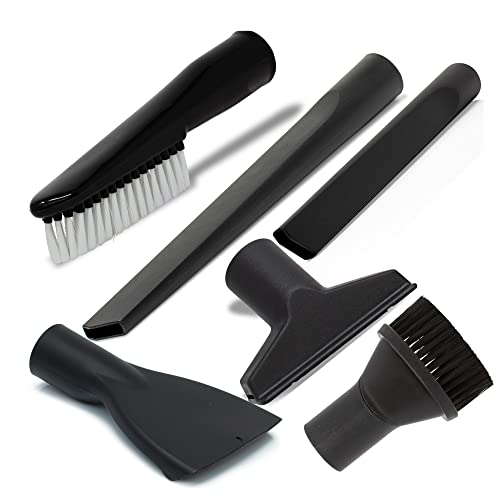 Staubsauger Düsen Set mit Saugbürste Polsterdüse Matratzendüse Fugendüse lang und kurz unviersal für Staubsauger Mehrzwecksauger Nass Trockensauger mit 35mm Durchmesser von FixedByU