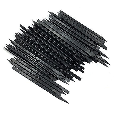 100 Stück 5,91 Zoll Professionelle Nylon Spudgers Offen Brechstange für Reparatur Laptop iPhone iPad Smartphone PC Schwarz Stick Prying Tools von Fixinus