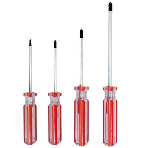 Fixinus 4 Stück Triwing-Schraubendreher-Set, Magnetische Y Schraubendreher-Bits Y0(3.0mm) Y1(4.0mm) Y2(5.0mm) Y3(6.0mm) Tri wings Schraubendreher-Reparaturwerkzeug von Fixinus
