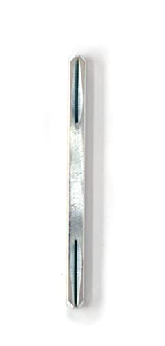 Spindelstange Ersatz für Türklinke 8 mm einfarbig oder geteilt 100 mm 110 mm 120 mm 130 mm 140 mm oder 150 mm Stahl Zink-Finish 1 Stück (geteilt 120 mm x 8 mm) von FixitFlo