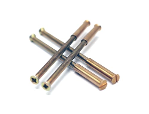 M3 Verbindungsschrauben mit Muffen für Türgriff, M3 x 50 mm, Schraubenlänge x 20 mm, Hülsenlänge, 6 Stück von FixitFlo