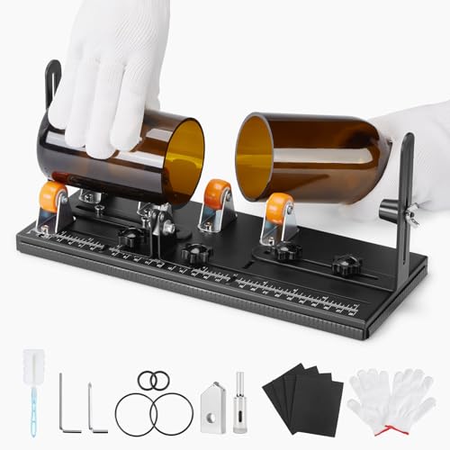 Fixm Premium-Glasflaschenschneider-Set - Vielseitiges Werkzeug für runde und eckige Flaschen, verbesserte Schneidpräzision Fixm Premium-Glasflaschenschneider-Set - Vielseitiges Werkzeug für runde und eckige Flaschen, verbesserte Schneidpräzision von Fixm