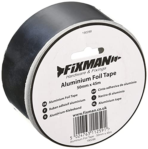 FIXMAN 190288 Aluminium-Klebeband 50 mm x 45 m von Fixman