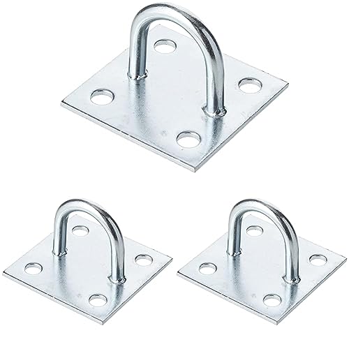 Fixman 566783 Galvanisierte Augplatte, Silber (Packung mit 3) von Fixman