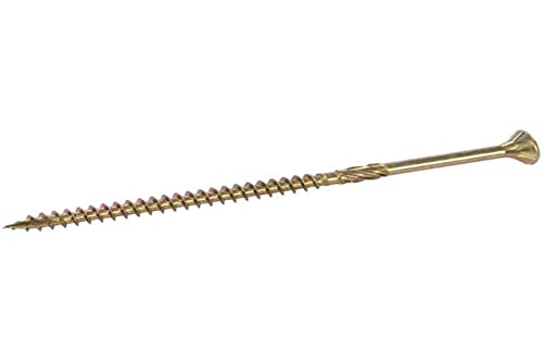 Fixman 600792 Verzinkte Spanplattenschrauben, 100er-Packung, Gold, 5 x 70 mm Fixman 600792 Verzinkte Spanplattenschrauben, 100er-Packung, Gold, 5 x 70 mm von Fixman