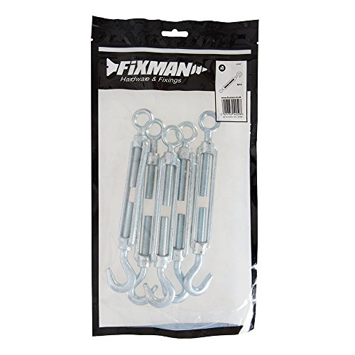 Fixman Spannschlösser, 5er-Pack, 1 Stück, silber, 624906 von Fixman