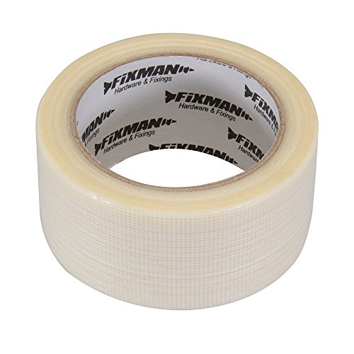 FIXMAN 190469 Robustes Gewebe-Klebeband 50 mm x 20 m, transparent von Fixman