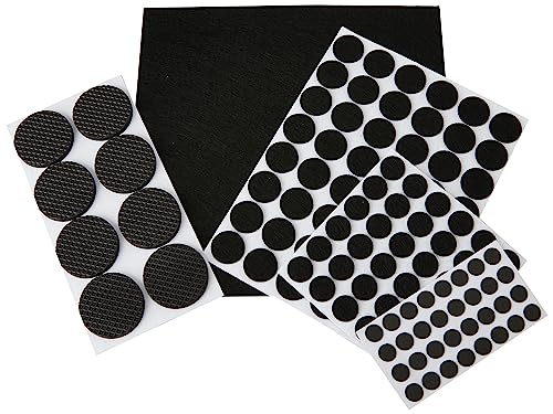 FIXMAN 969465 Selbstklebende Filzgleiter, 125-tlg. Satz 125-tlg., schwarz FIXMAN 969465 Selbstklebende Filzgleiter, 125-tlg. Satz 125-tlg., schwarz von Fixman
