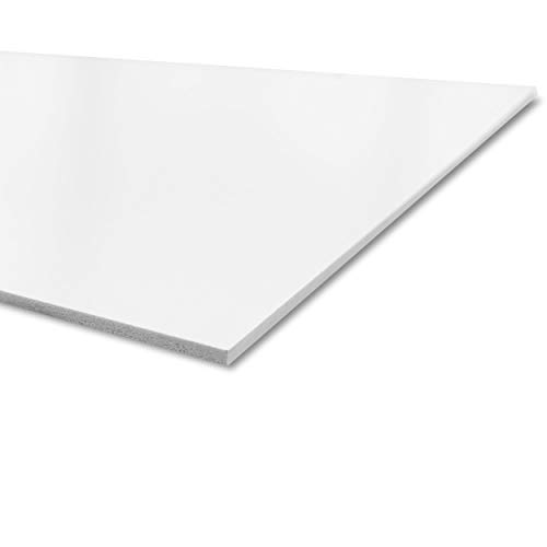 Fixmount Hartschaum Platten PVC weiß 3mm stark - 60x80cm - 1 Stück - witterungsbeständig von Fixmount