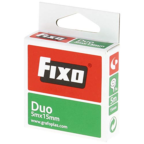 FIXO Duo 75600300 doppelseitiges Klebeband, 15 mm x 5 m, säure- und ligninfrei, perfekt für Bastelarbeiten mit EVA-Gummi und Scrapbooking FIXO Duo 75600300 doppelseitiges Klebeband, 15 mm x 5 m, säure- und ligninfrei, perfekt für Bastelarbeiten mit EVA-Gummi und Scrapbooking von Fixo